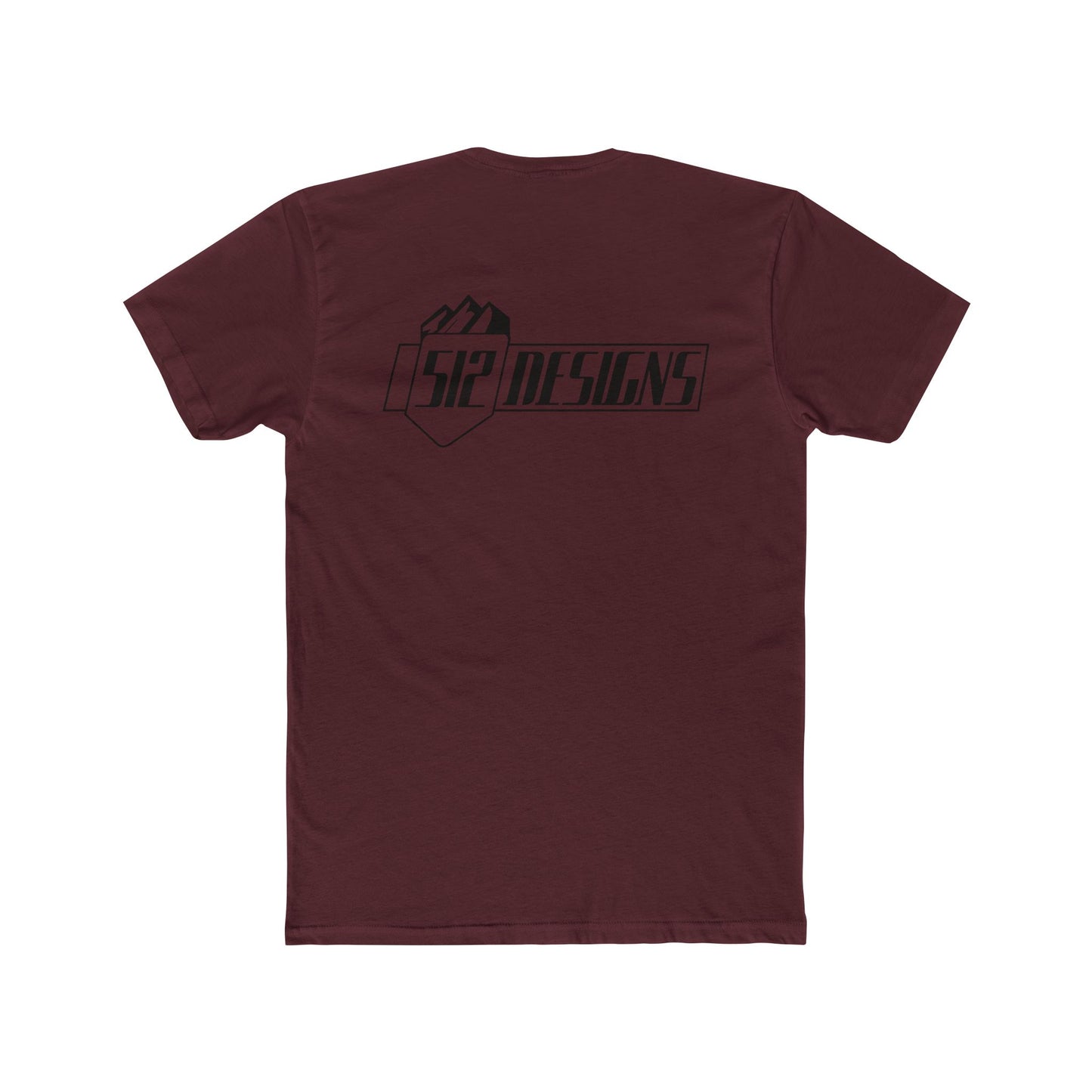 512 Designs Logo T‑Shirt — Minimal Crew Tee with Back Emblem