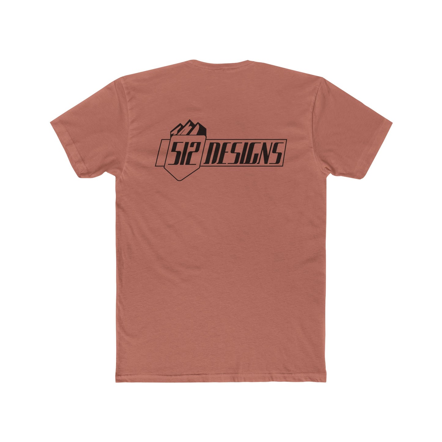 512 Designs Logo T‑Shirt — Minimal Crew Tee with Back Emblem
