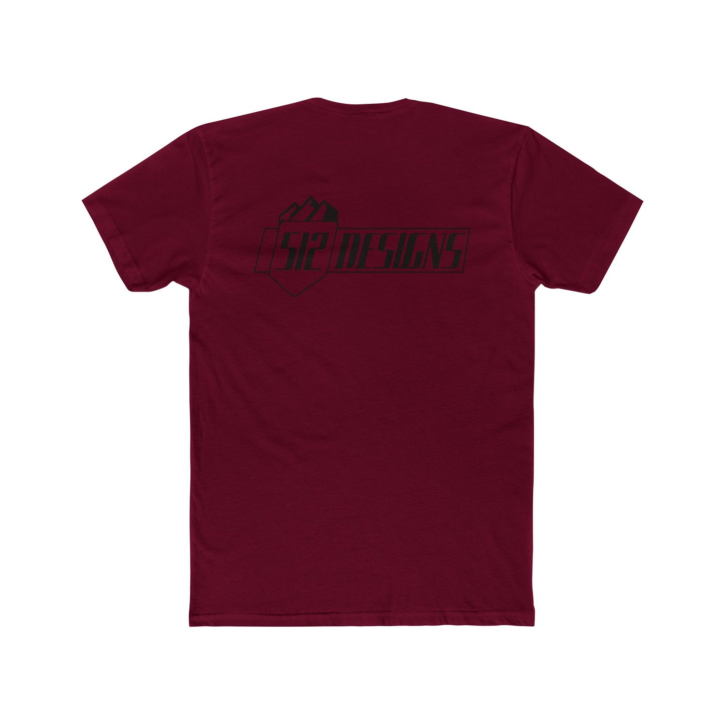 512 Designs Logo T‑Shirt — Minimal Crew Tee with Back Emblem