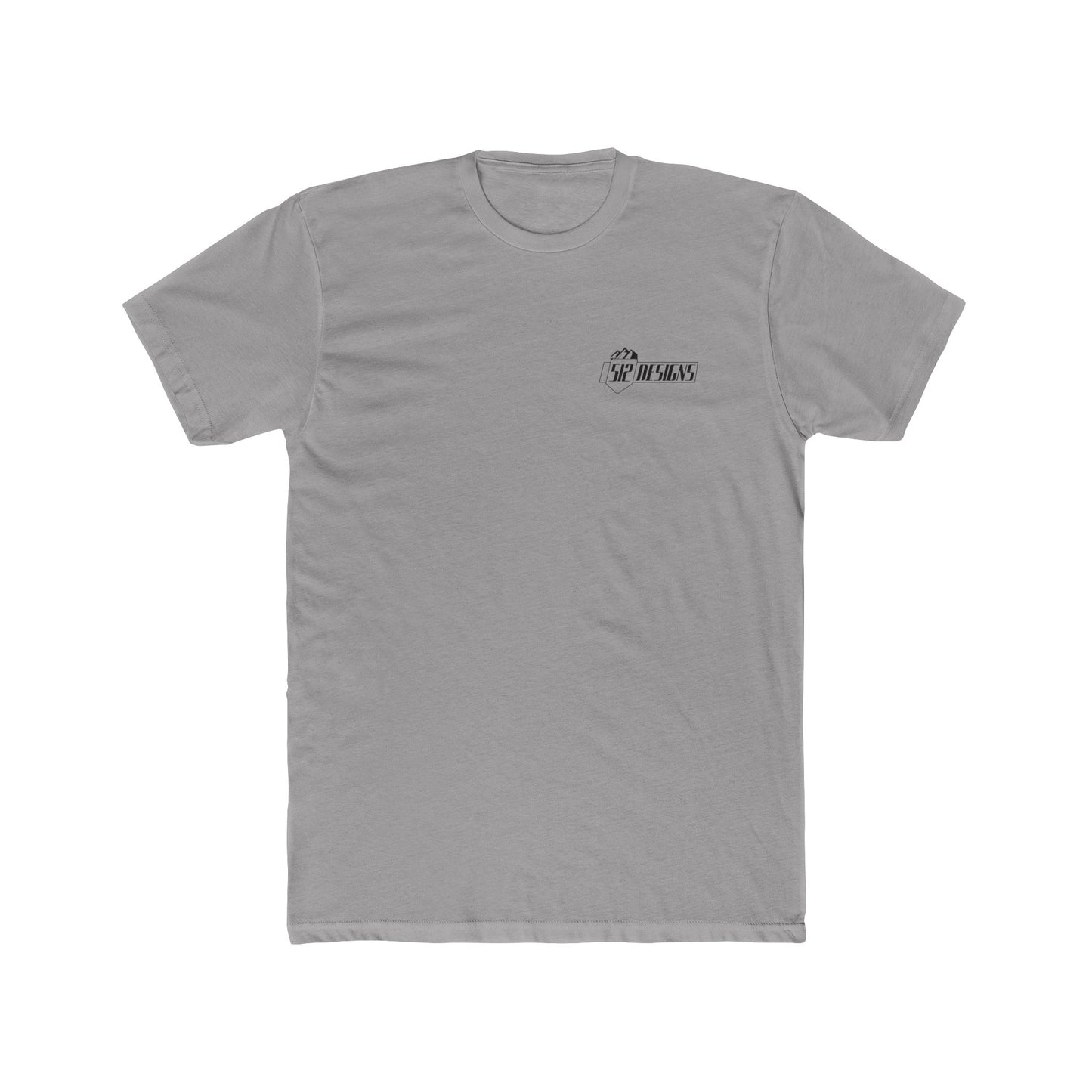 512 Designs Logo T‑Shirt — Minimal Crew Tee with Back Emblem