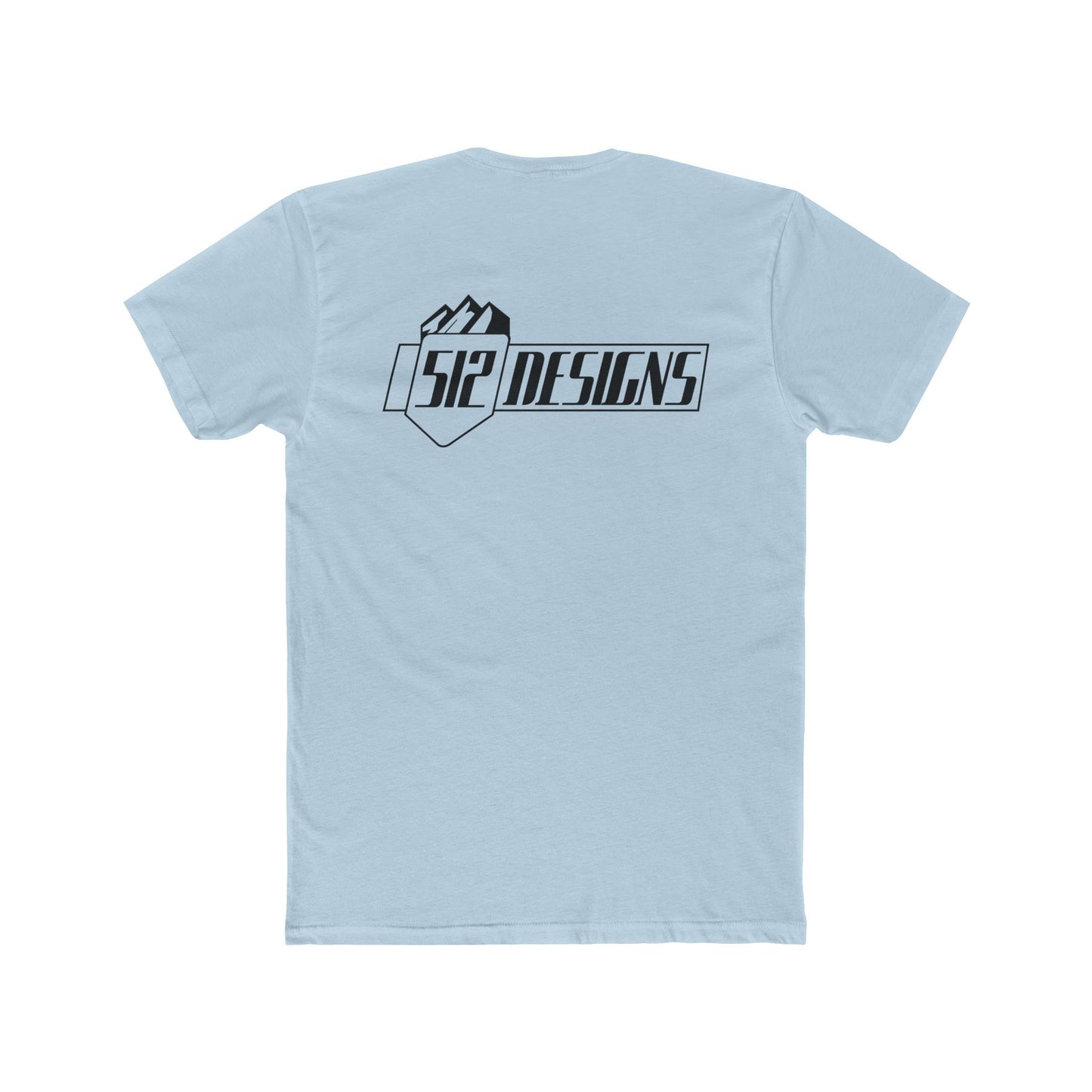 512 Designs Logo T‑Shirt — Minimal Crew Tee with Back Emblem