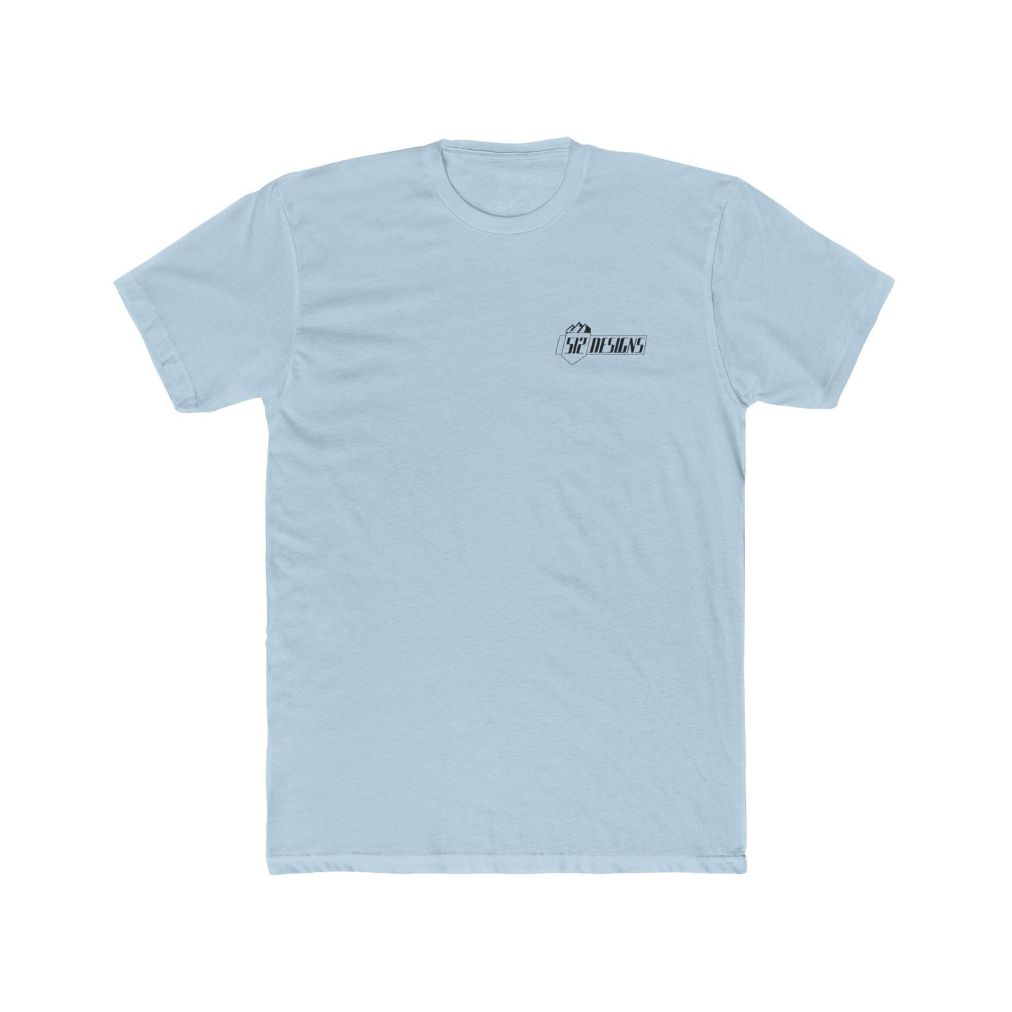 512 Designs Logo T‑Shirt — Minimal Crew Tee with Back Emblem