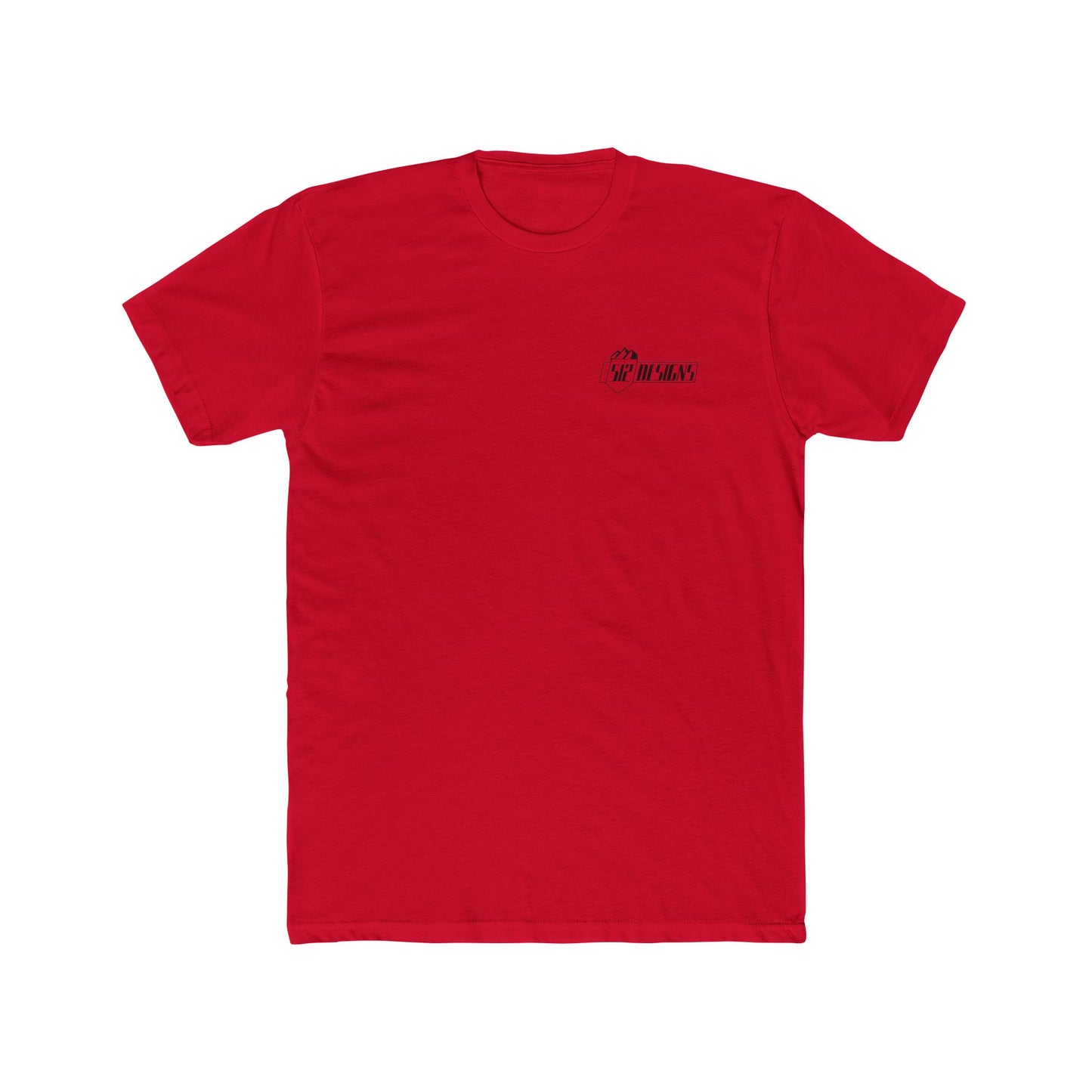 512 Designs Logo T‑Shirt — Minimal Crew Tee with Back Emblem