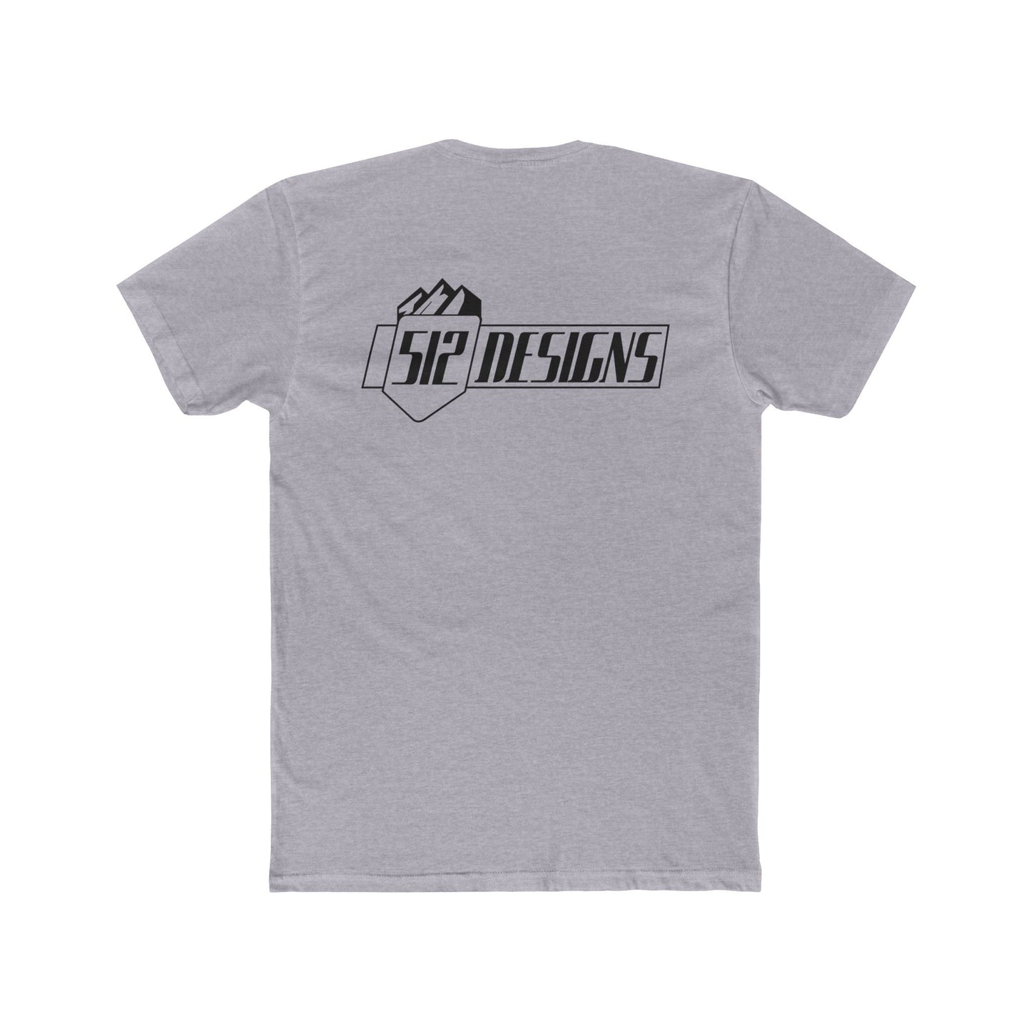 512 Designs Logo T‑Shirt — Minimal Crew Tee with Back Emblem