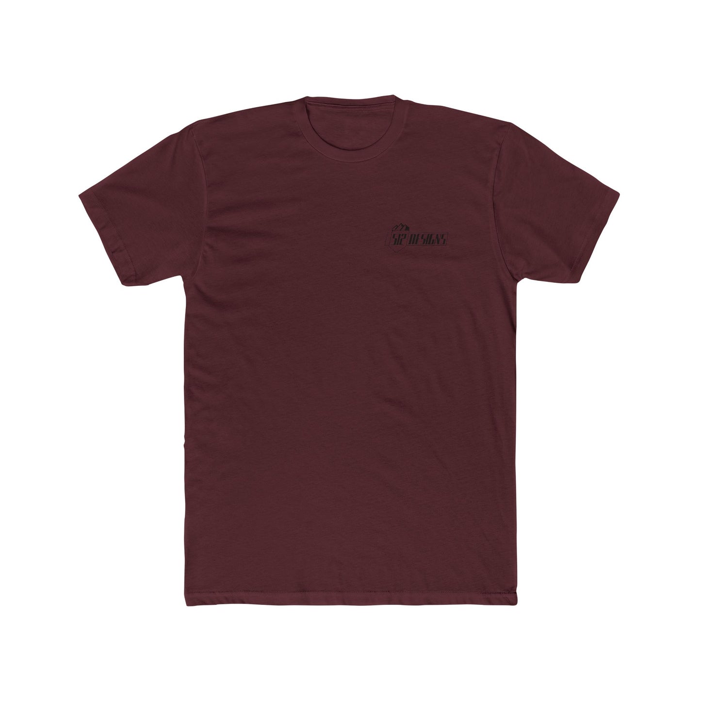 512 Designs Logo T‑Shirt — Minimal Crew Tee with Back Emblem
