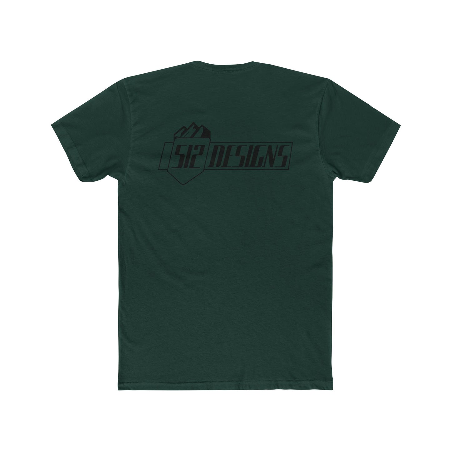 512 Designs Logo T‑Shirt — Minimal Crew Tee with Back Emblem