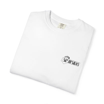 Graphic Logo T-Shirt — "512 Designs" Chest & Back Print