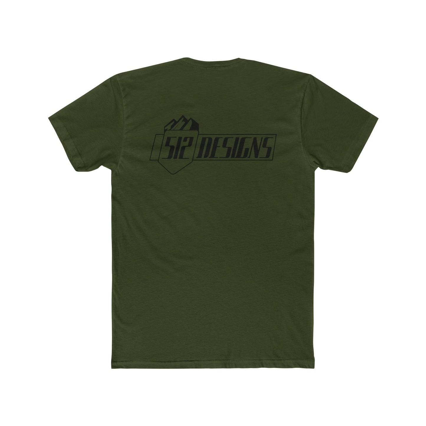 512 Designs Logo T‑Shirt — Minimal Crew Tee with Back Emblem