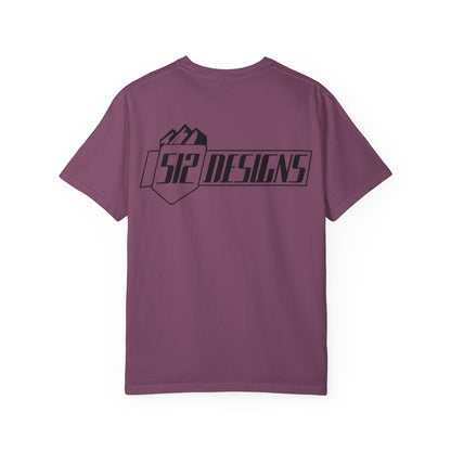 Graphic Logo T-Shirt — "512 Designs" Chest & Back Print