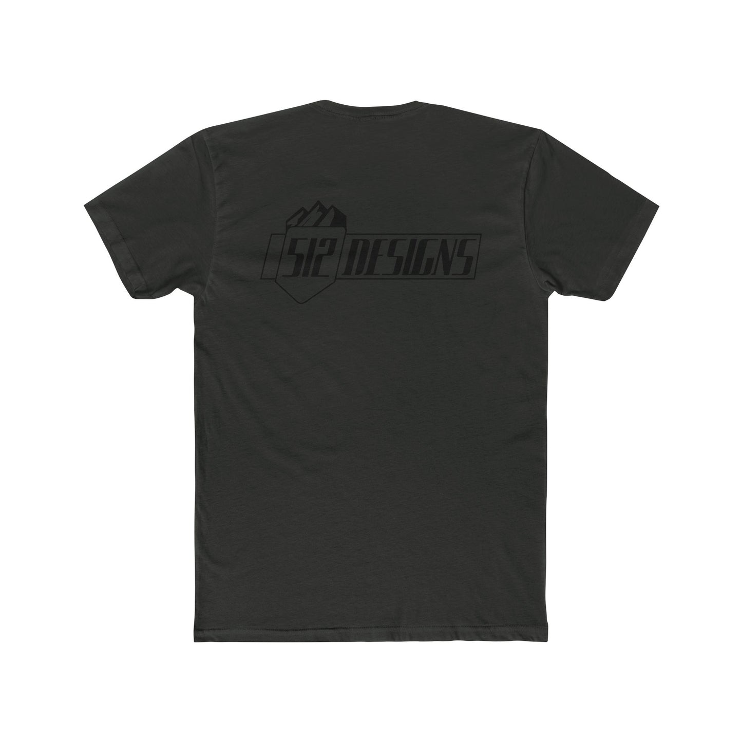 512 Designs Logo T‑Shirt — Minimal Crew Tee with Back Emblem